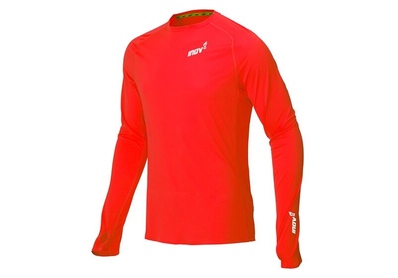 Inov-8 Base Elite 2.0 Long Sleeve Mens Base Layer Red Philippines 91782SMHK